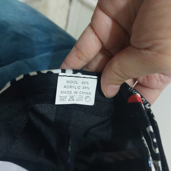 Simple Lightweight HAT CAP Multicolored Wordings Black White Everyday Casual Hat - Picture 5 of 11